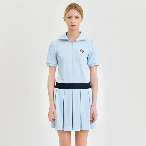 [마틴골프]여성 반팔 피케 원피스 S블루 (QW0DOP20142)
