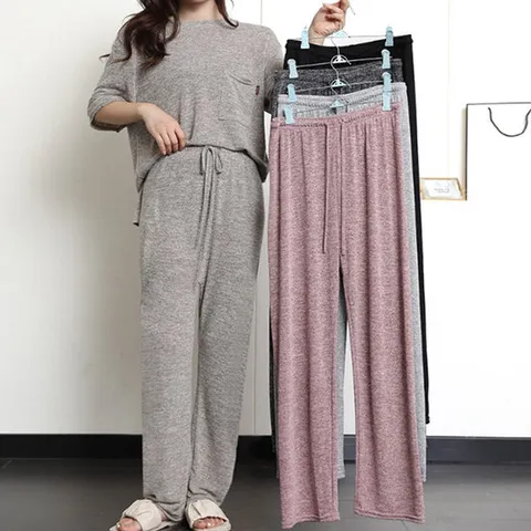 [로즈엘리]26부터 44까지 홈룩 마트룩 니트 스판바지 빅사이즈