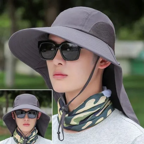 벙거지 자외선차단 베일 그늘모자 OLM025 버킷햇