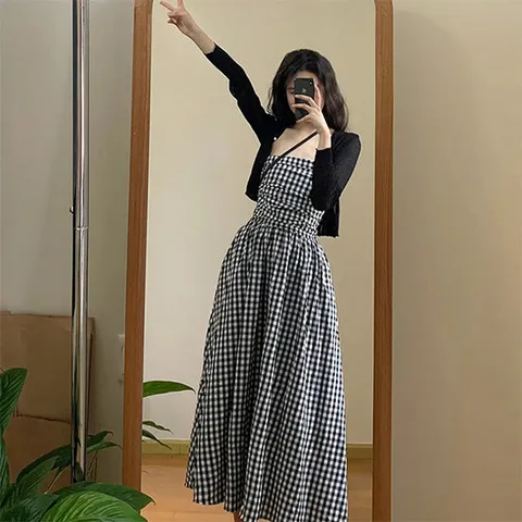 [아리엘스타일]센스있는 봄코디 SET 큐리원피스세트