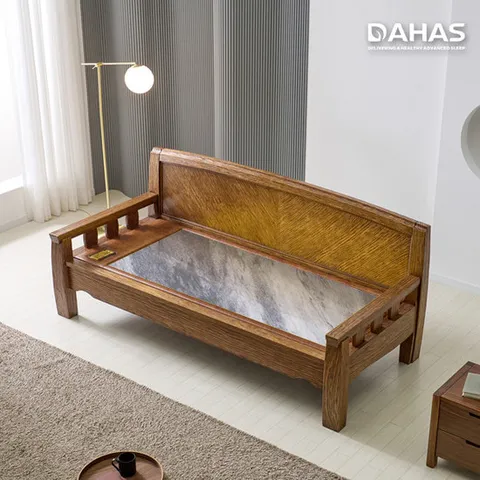 장수돌침대 다하스 1337P 고재 샤인스톤 돌쇼파