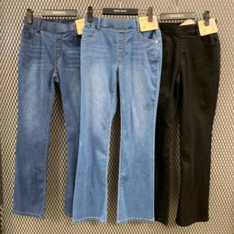 뱅뱅 HC04 봄여름여성허리밴딩부츠컷스판청바지 NQK253