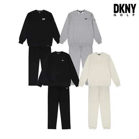 [DKNY GOLF][디케이앤와이] 24SS 코튼 트레이닝셋업 남녀 4종세