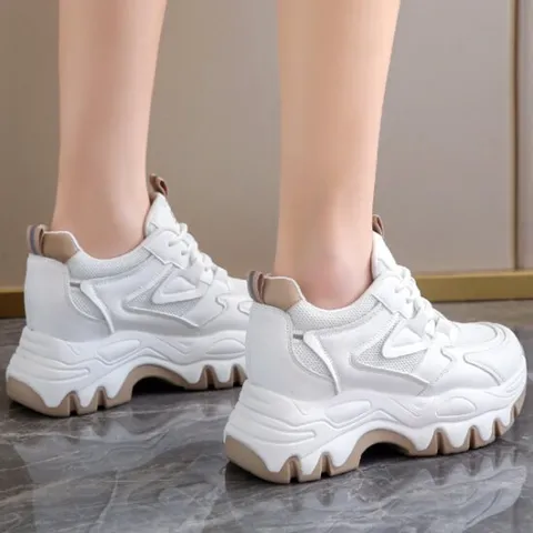 [더힐슈즈] 메쉬 키높이 여성여자 슬립온 스니커즈 운동화 6.5cm