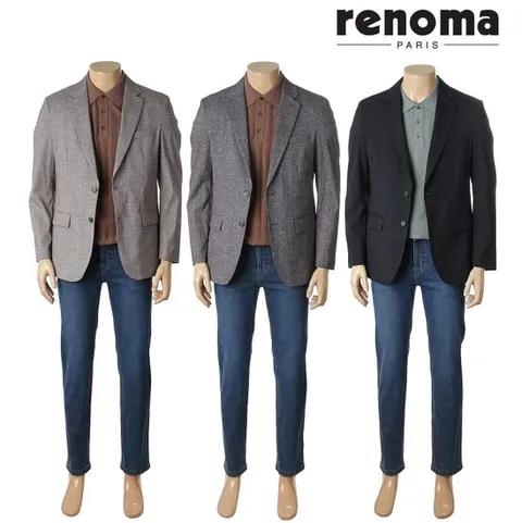 [ 롯데백화점 ]SS레노마 봄여름 3종택일 스판자켓 BJ9341ADG