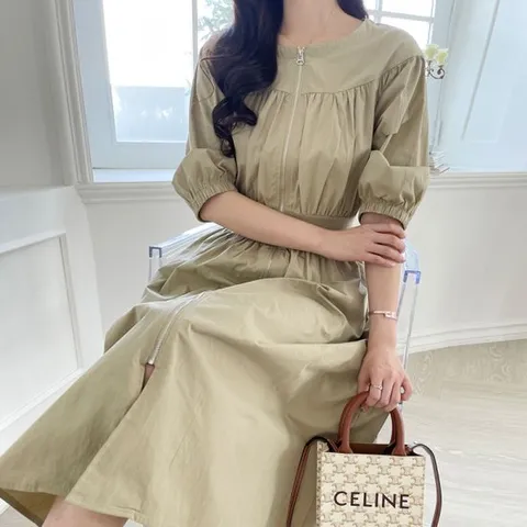 [루시다][루시다] 리디 집업 원피스