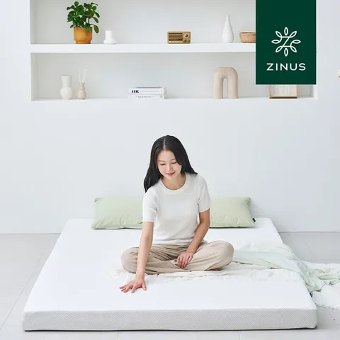 [리뉴얼 출시]지누스 그린티 메모리폼 토퍼 5cm S 싱글 매트리스 침대 바닥