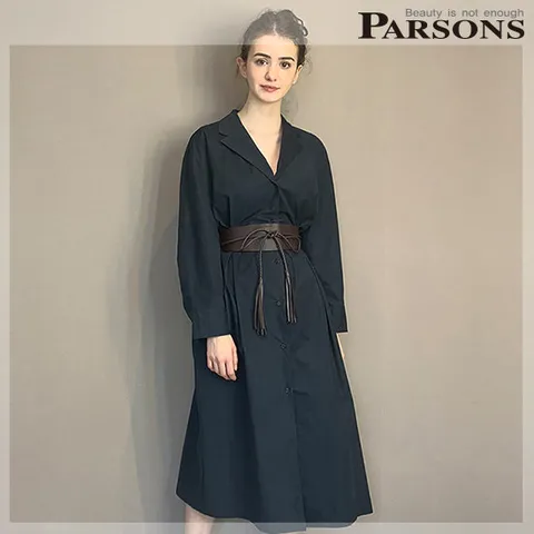 [ 롯데백화점 ][파슨스] jackie long shirts dress (PW1N0OP07)