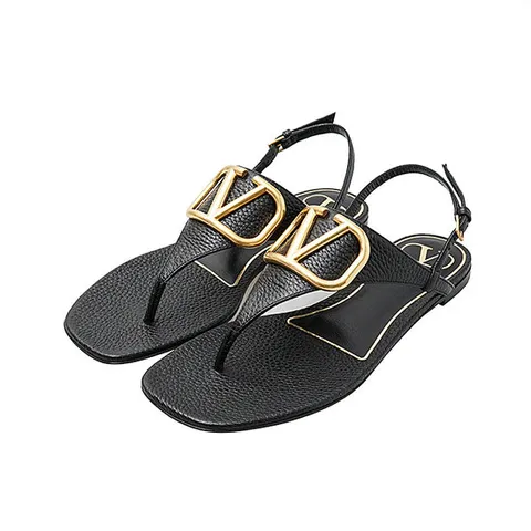 [로로모다] 발렌티노 가죽 브이로고 샌들 / 2S0EA7-RZR-0NO