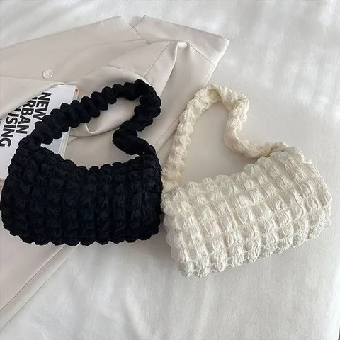 구름백원통미니숄더 크로스 숄더 토드백 미니백 엠보