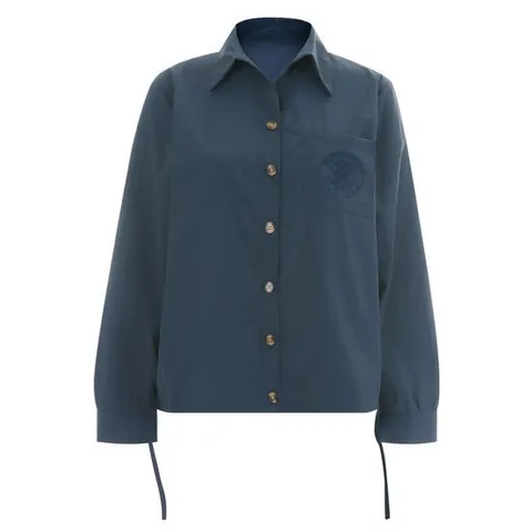 [샵앤]텝스 여성 카라 스트링 바스락 셔츠 GG-WNB-11804-네이비