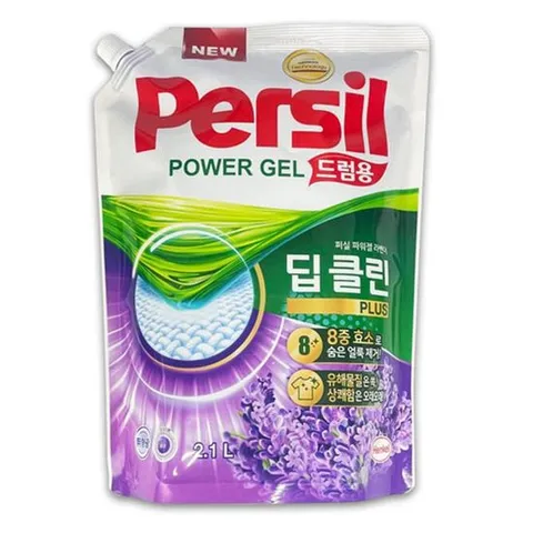 액상세탁세제 퍼실 세탁 세제 세탁기 빨래 드럼용 라벤더 2.1L