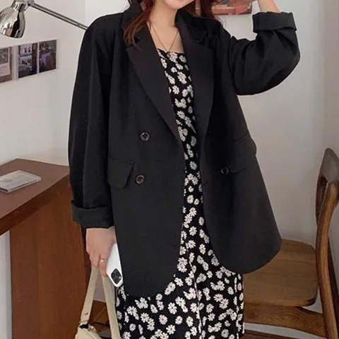 직장인 여자 코디 봄데일리 베이직 자켓 여름 아우터