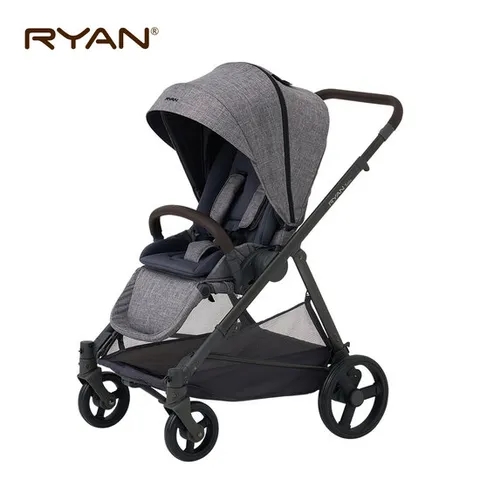 리안 뉴 솔로 절충형 유모차 멜란지 그레이