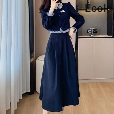 라비뜨 스커트 투피스_F42WOB003Z