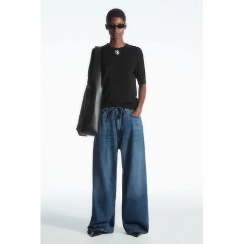 코스 재팬 메리노 울 니트 셔츠