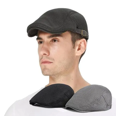 남성 메쉬 봄 여름 헌팅캡 신사모자 중년 정장모자