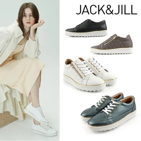 [잭앤질 슈즈] 천연소가죽/양가죽 스니커즈