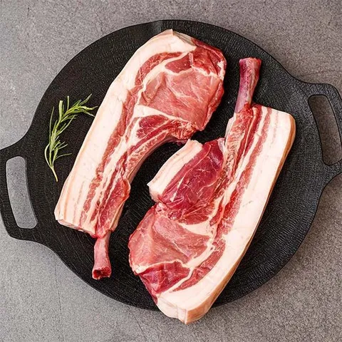 HACCP인증 청정 제주 흑돼지 뼈삼겹 1kg (500gx2팩/진공포장)