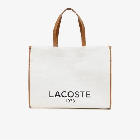 [라코스테 공식]여성 헤리티지 캔버스 토트백 NU4342T54G K02