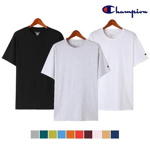 [챔피온] T425 무지 반팔티셔츠