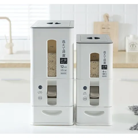 쌀보관통 보관함 곡물 잡곡 쌀독 보관용기 밀폐 쌀통 냉장고 6kg