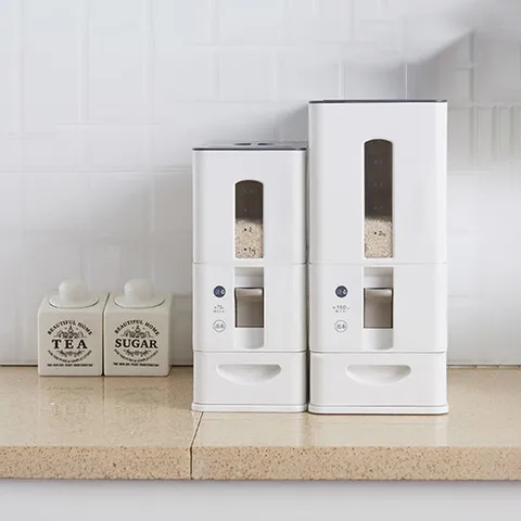 쌀보관통 보관함 곡물 잡곡 쌀독 보관용기 밀폐 쌀통 냉장고12kg