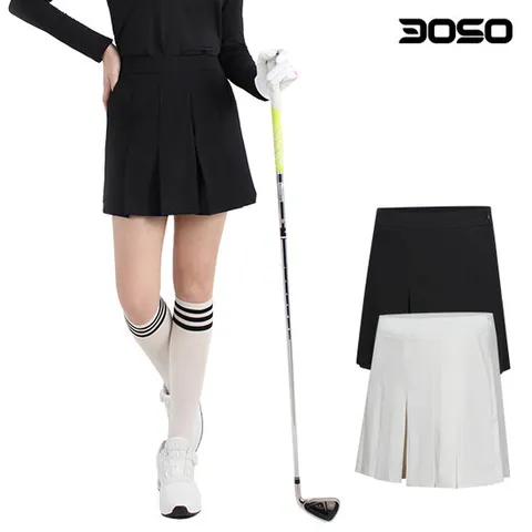 골프웨어 여성 봄 여름 허리밴드 치마 바지 여자 플리츠 스커트팬츠