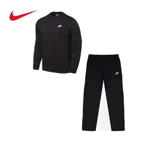 [나이키]나이키 츄리닝 세트  BV2667-010 맨투맨일자세트 블랙