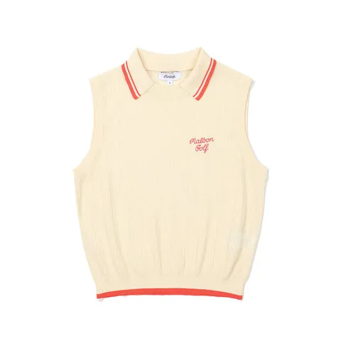 [말본 공식] 말본골프 여성 여름 니트 베스트 LEMON