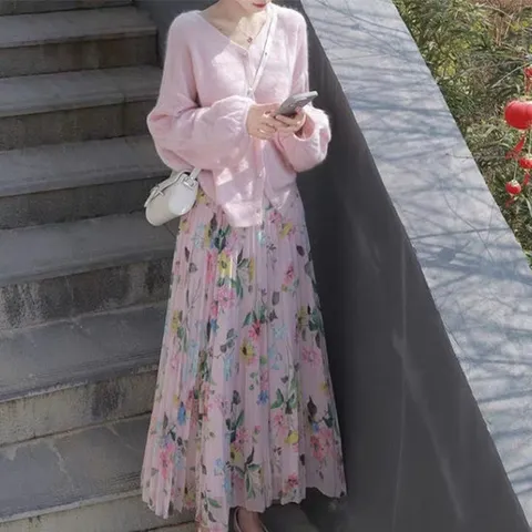 [아리엘스타일]화사한 봄러블리 SET스톨린투피스