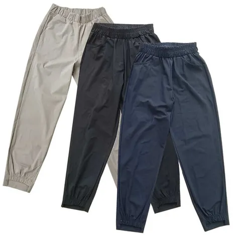 2장세트 제이케이 국산 여성 사계절 운동복 몸빼 나일론 스판 언발 조거바지