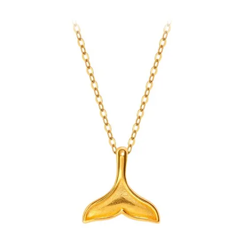 골드팡 24k 순금 골든테일고래꼬리 펜던트