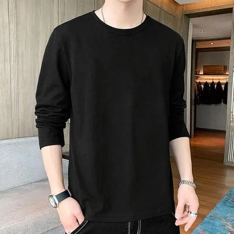 순면 100% 30수 무지 긴팔티 면티셔츠(3컬러)