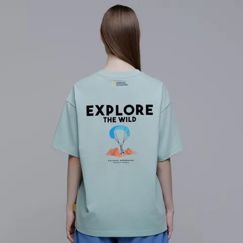 내셔널지오그래픽 N242UTS906 익스플로러 반팔 티셔츠 JADE