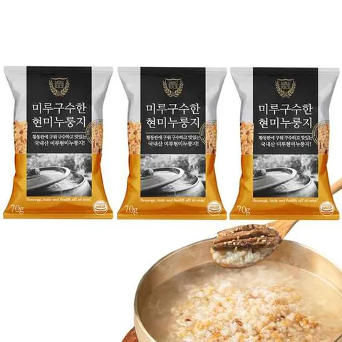 미루구수한 현미 누룽지 70g, 15개입 국산쌀100% 1kg