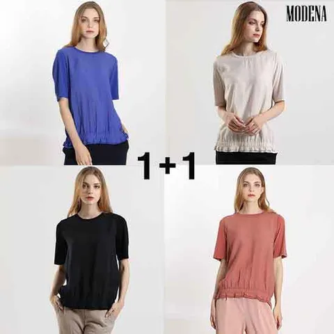 [더블특가 1&1] G.모데나 모달 에코실 티블라우스 2종