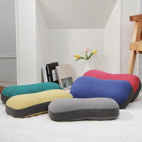 [단잠] 피그먼트 라텍스 땅콩베개 목쿠션