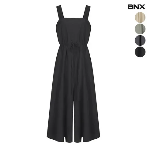 [BNX] 여성 바스락 셔링 와이드 점프수트