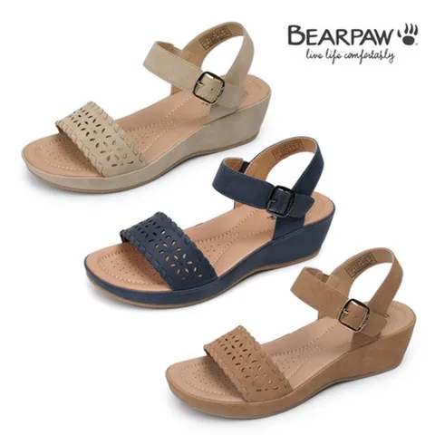 [ 현대백화점 ]베어파우(BEARPAW)  LAURIE 여성 키높이 샌들 3종 택1K2265QB-W
