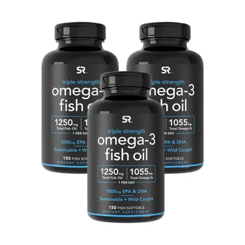 3X  스포츠  리서치  오메가3  피쉬오일  트리플  스트렝스  소프트젤  150정