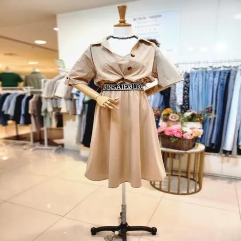 [이프네]  DO4WOP30_테잎밴딩원피스SET