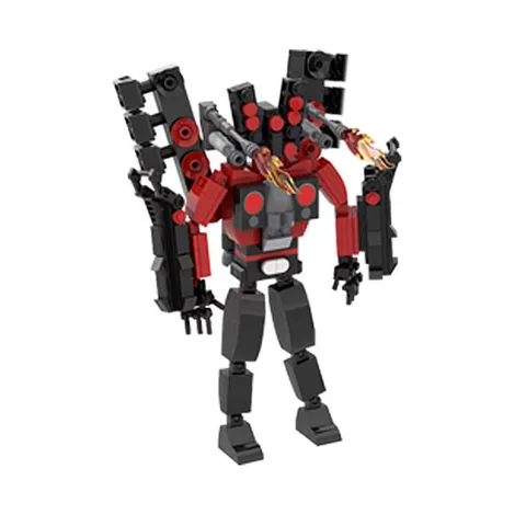 아이끌레 리얼 스키비디 토일렛 호환블록 불꽃 타이탄 스피커맨