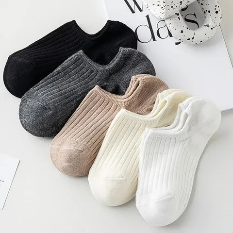 여성용 선 발목양말 실리콘 벗겨짐방지 면 얇은양말