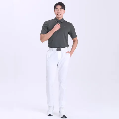 다운블로우 남성 기능성 반팔티셔츠 + 골프바지 SET02