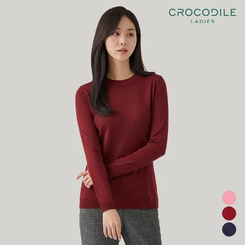 라운드넥심플니트_CL0WSW901