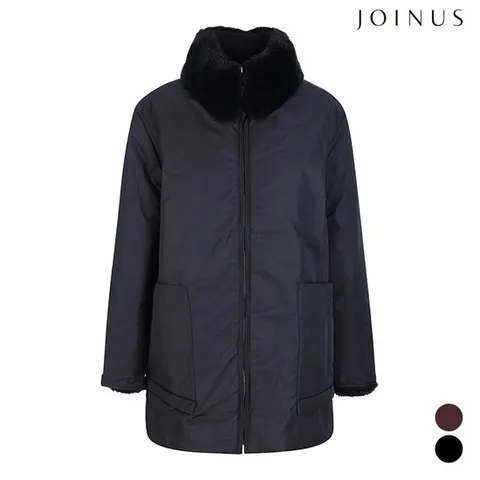 렉스 카라 패딩 점퍼_JAAW1-CFI010