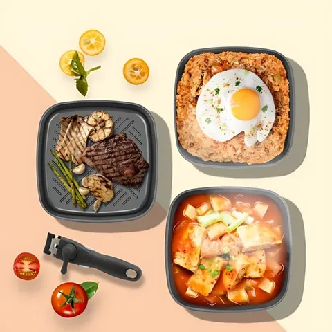 자이글 IH 쿠커세트 프라이팬+그릴팬+냄비외 악세사리 풀구성