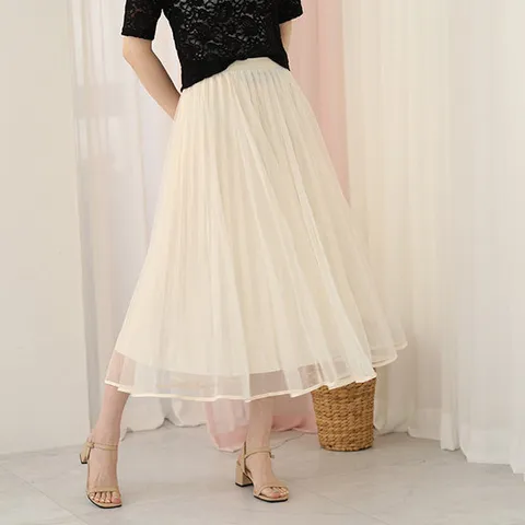 [웬디즈갤러리]리버시블 샤 스커트 NSK104