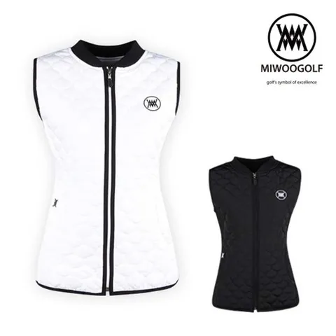 보스케 여성 가을 겨울 골프웨어 아울렛 퀄팅 베스트 옷 조끼